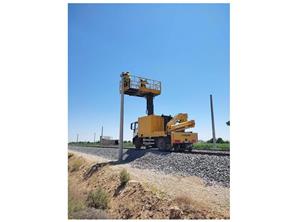 Karaman Hızlı Tren Hattı katener tesisi kurulumu